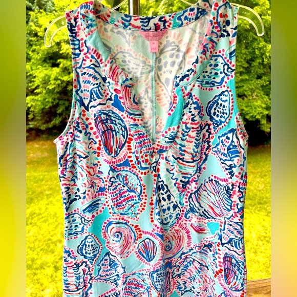 Lilly Pulitzer Shell Me About it Estrada Shift Dress- Sundress - Size M - Picture 4 of 15